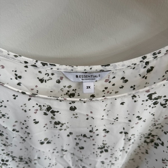 Reitmans Black Speckled Blouse – Size 2X – NWT - Picture 2 of 7